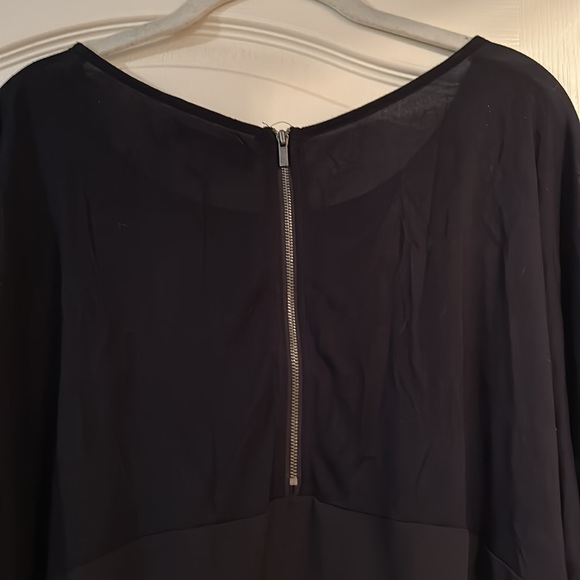 NWT Jennifer Lopez Black Sparkle Top 2X - Picture 6 of 6